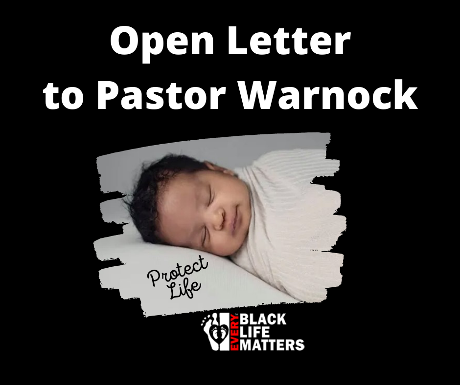 Open letter to Pastor Warnock